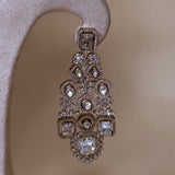 Goudkleurige sieradenset met glinsterende stenen