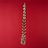 Goudkleurig haarsieraad voor vlecht